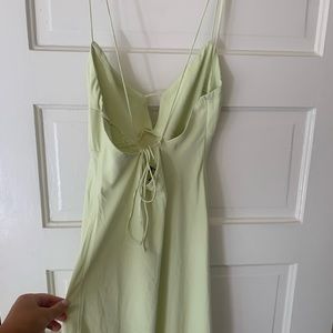 Abercrombie key hole slip midi dress